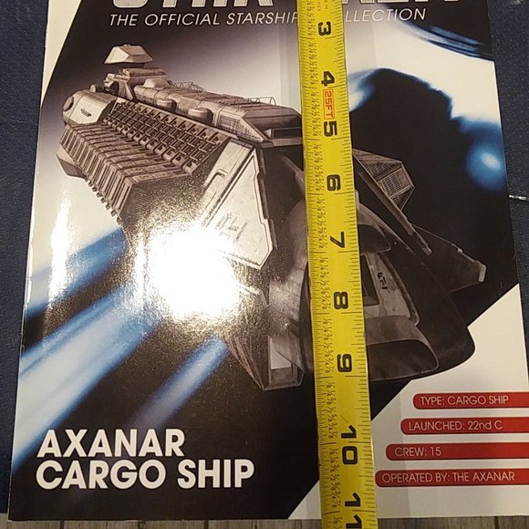 Eaglemoss Diecast Star Trek Axanar Cargo Ship model With Magazine - Picture 5 of 5